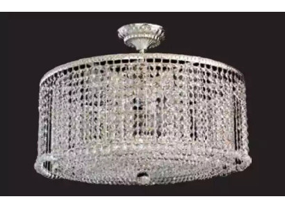 Luxury Crystal Chandelier Ceiling Lamp Silver 60cm