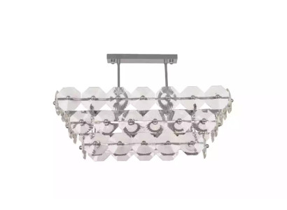 Chandelier Ceiling Lamp Lighting Living Room Silver Lamps