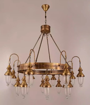 Antique Style Light Lamp Chandelier Knight Round Lamps Ceiling Light