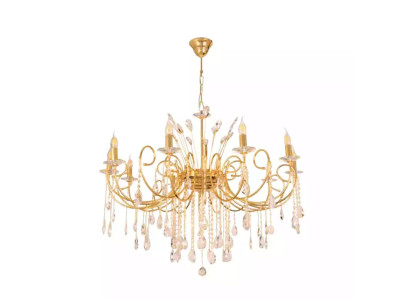 Chandeliers Beautiful Crystal Ceiling Light Gold Lights Lamps