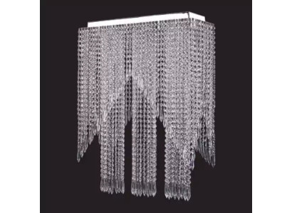 Chandelier pendant light glossy chrome new living room chandelier
