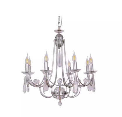 Noble ceiling lamp, crown lamp, splendid chandelier, white ceiling chandelier