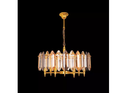Chandelier Gold Ceiling Lamp Light Golden Hanging Lamp 60x75cm