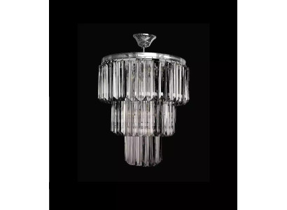 Chandelier Ceiling Light Luxury Silver Ceiling Lamp Crystal Chandelier