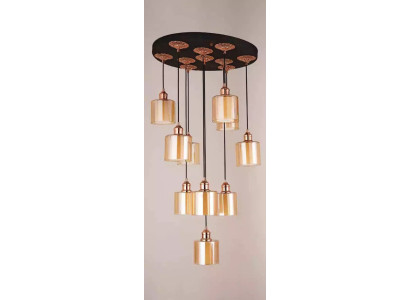 Stylish crystal chandelier ceiling light pendant lamp gold