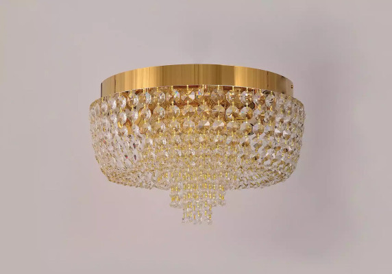 Ceiling chandelier luxury gold chandelier ceiling lamp crystal art