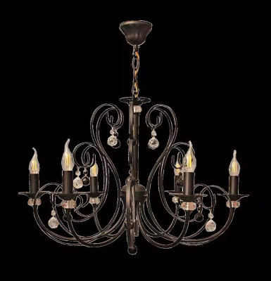 Chandelier for the living room crystal lamp shiny new indoor area