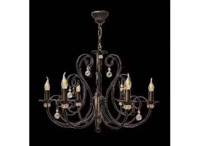 Chandelier for the living room crystal lamp shiny new indoor area