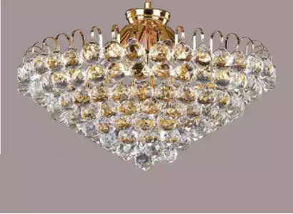 Ceiling chandelier luxury gold chandelier ceiling lamp crystal style.