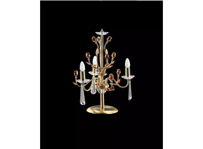 Golden crystal table lamp luxury lighting lamps chandelier