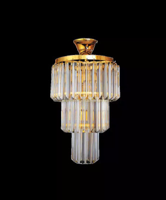 Chandelier Ceiling Design Luxury Crystal Gold Living Room Style Modern