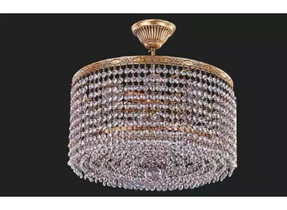 Round chandelier ceiling light luxury gold chandelier ceiling lamp crystal design