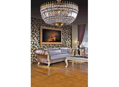 Luminaire Ceiling Light Luxury Gold Chandelier Ceiling Lamp Pendant Crystal Art