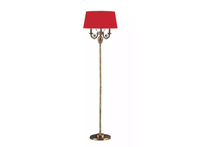 Red floor lamp floor candelabra lamp light gold lamps 50x173