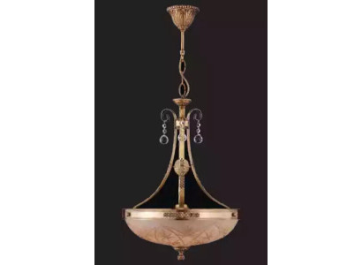 Chandelier Ceiling Lamp Lustre Ceiling Light Lamp Glass Gold Brown
