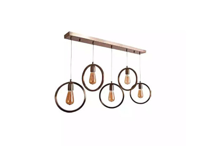 Pendant light black chic ceiling lamp 70x90cm living room light