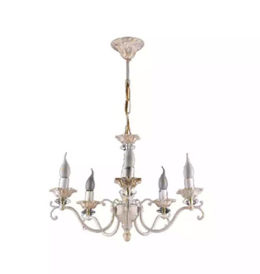 Chandelier lamp lighting living room crystal shiny new indoor