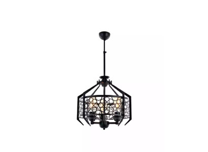 Ceiling lamp pendant light living room dining room luxury black luster