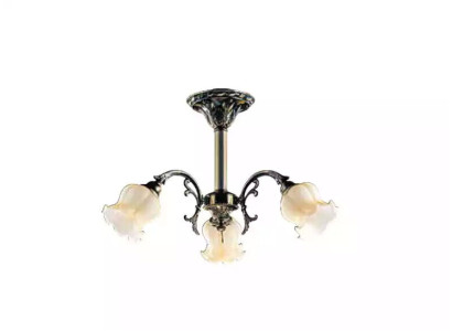 Ceiling chandelier floral chandelier ceiling lamp lamp glass grey
