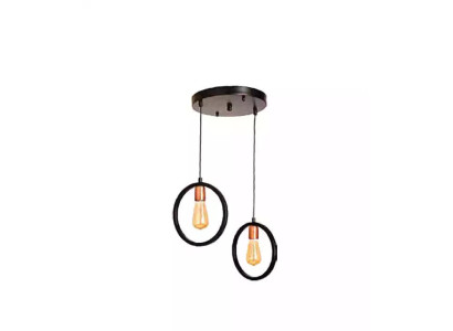 Ceiling lamp for living room or guest luxurious black stylish light