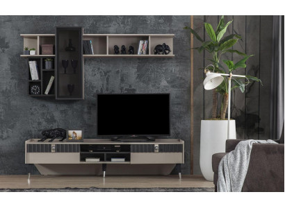 Exclusive sideboard modern shelf TV stand wood lowboard furniture new