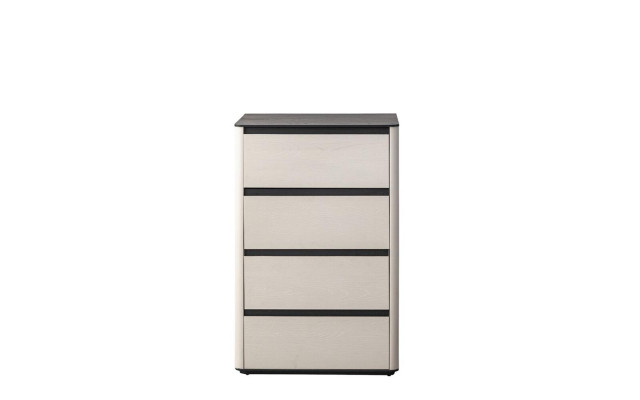 Beige wooden dresser 4-door wooden wardrobe bedroom noble fitted cabinet
