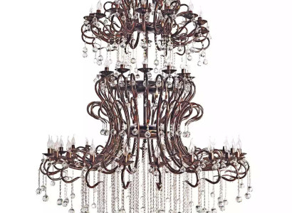 Chandelier Lamp XXL Hanging Lamp Pendant Light Light 155x250