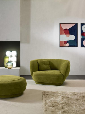 Chair Seat Green Prianera Design Living Room Upholstered Single-Seater Furniture Luxury Style