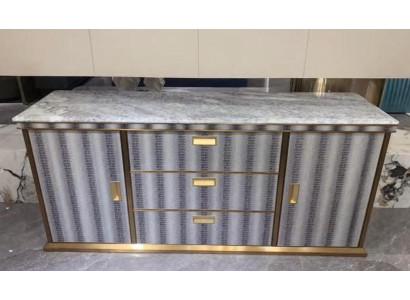 Living Room Sideboard Wooden Cabinet Furniture Luxury New White Modern