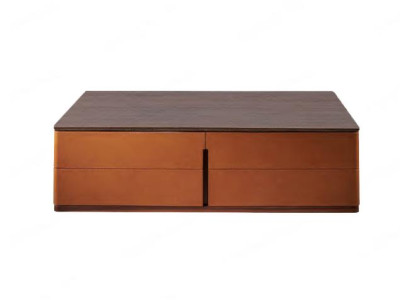 Living room coffee table orange luxury material wood style modern tables