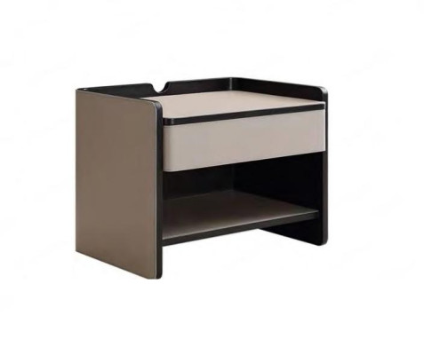 Bedroom nightstand modern wood beige luxury side tables furniture