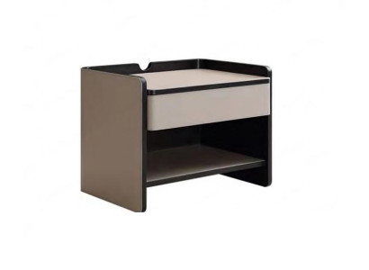 Bedroom nightstand modern wood beige luxury side tables furniture