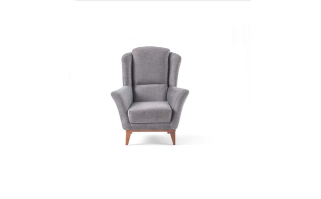 Armchair Single-Seater Designer Living Room Upholstered Armchair Fabric 1-Seater