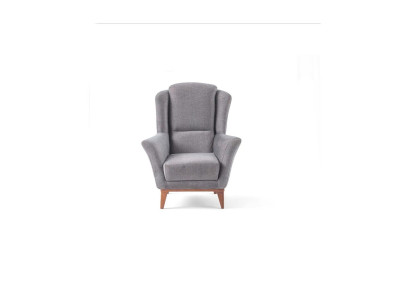 Armchair Single-Seater Designer Living Room Upholstered Armchair Fabric 1-Seater