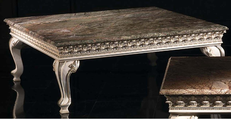 Solid Wood Coffee Table Baroque Rococo Coffee Tables Italian Furniture