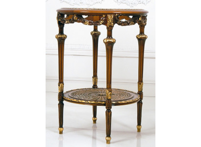 Side table Baroque Rococo coffee table solid wood furniture tables Italy new