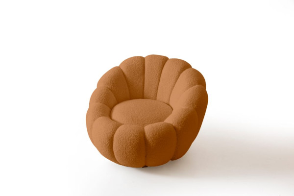 Armchair + Ottoman for Living Room Round Chair with Ottoman Modern Furniture