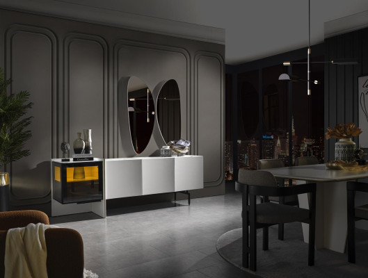 Chair Dining Room Modern Wood Luxury Design New Upholstery Wood with Textile