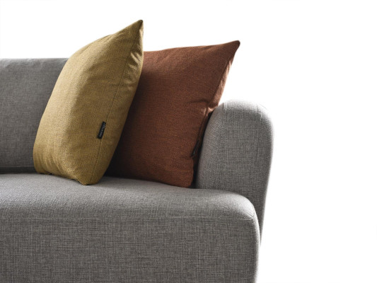 Sectional sofa L-shaped couch living room upholstery design new gray modern