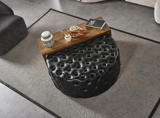 Living Room Coffee Table Set Stool Design Luxury Furniture 2-piece New Modern