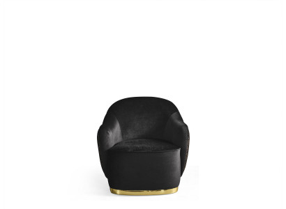 Armchair Living Room Couch Modern Fabric Luxury Modern Black New