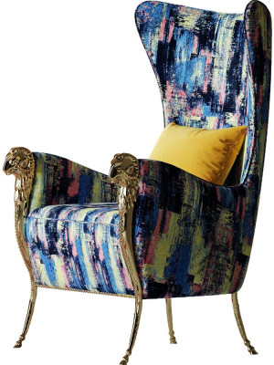 Luxury armchair single-seat couch furniture hotel reception office decor