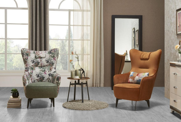 Wing chair armchair single chair hotel relax furniture office reception