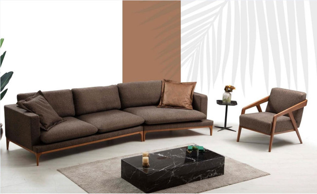 Corner sofa set armchair sofa corner sofas seating luxury seats set fabric new