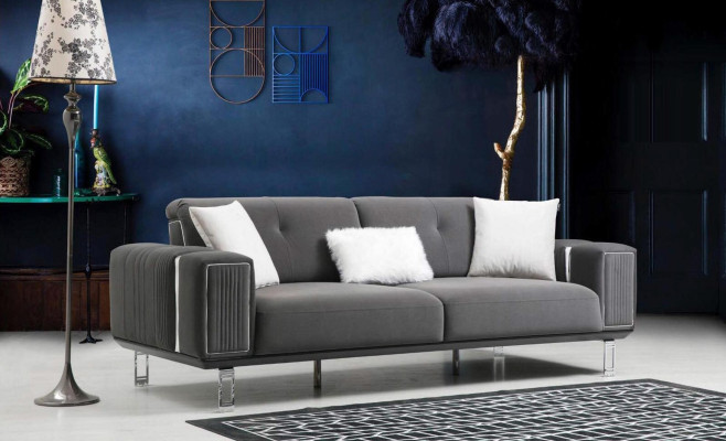 Sofa set luxury couch set 3+3+1 seat sofas armchair fabric design furniture new