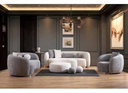 Sofa set 4 3 1 seater living room complete sofas set modern set stool