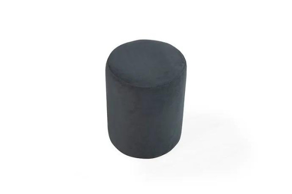 Gray stool living room textile upholstery first-class exclusive furniture