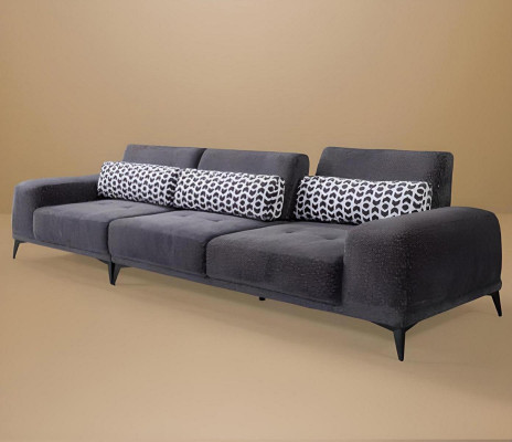 Gray 4-seater living room luxury couch modern couch upholstered furniture new