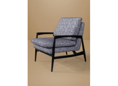Gray textile armchair living room armchair modern single-seater new