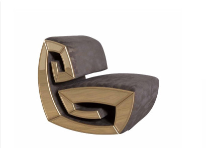 Brown-Golden Recliner Designer Chair Relaxation Living Room Seat New